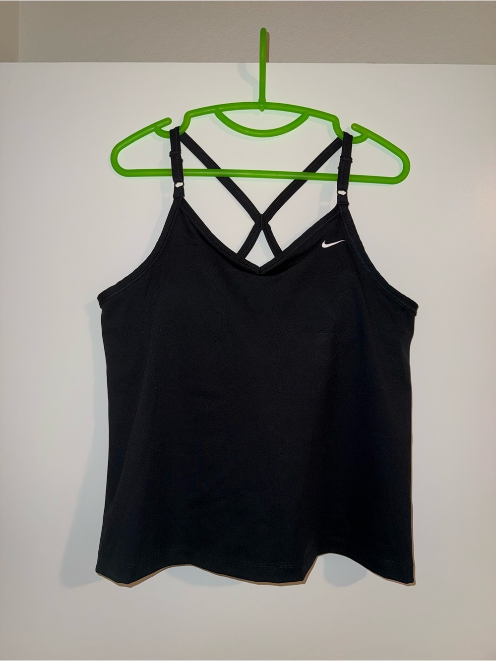 Nike Black Strappy Cross-Back Camisole